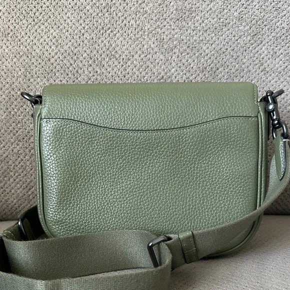 Coach Olive Leather Crossbody Bag - Picture 3 of 6